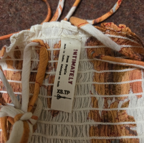 Intimately By Free People Maxi Floral Dress Size XS Tiered Flowy - Picture 4 of 9